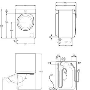 Pralno sušilni stroj Electrolux EW8W4402QE, 11+7 kg, WiFi, inverter motor Pralno sušilni stroj Electrolux EW8W4402QE, 11+7 kg, WiFi, inverter motor
