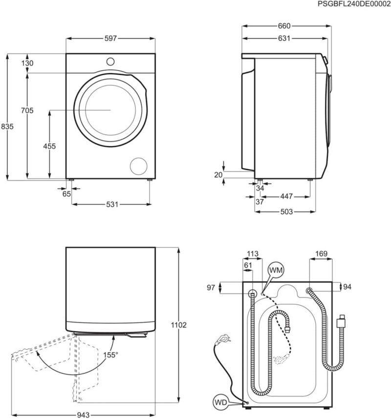 Pralno sušilni stroj Electrolux EW8W4402QE, 11+7 kg, WiFi, inverter motor Pralno sušilni stroj Electrolux EW8W4402QE, 11+7 kg, WiFi, inverter motor