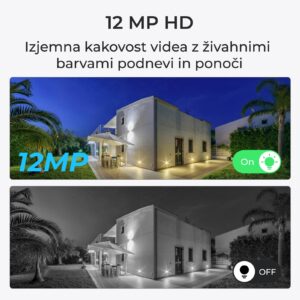 Reolink NVR snemalnik NVS8-12MD4 4k, 12MP, 8 kanalni NVR, 2TB HDD, 4x kamera POE
