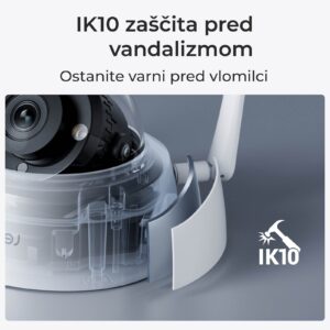 Reolink IP Kamera  W437 4K, Wi-Fi 6, IK10 Odporna na udarce, 5x zoom, Barvni nočni vid