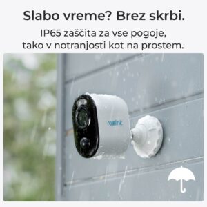 Reolink IP Kamera Argus serija B310 Komplet z Solarnim panelom, Baterijska, Nočno snemanje.