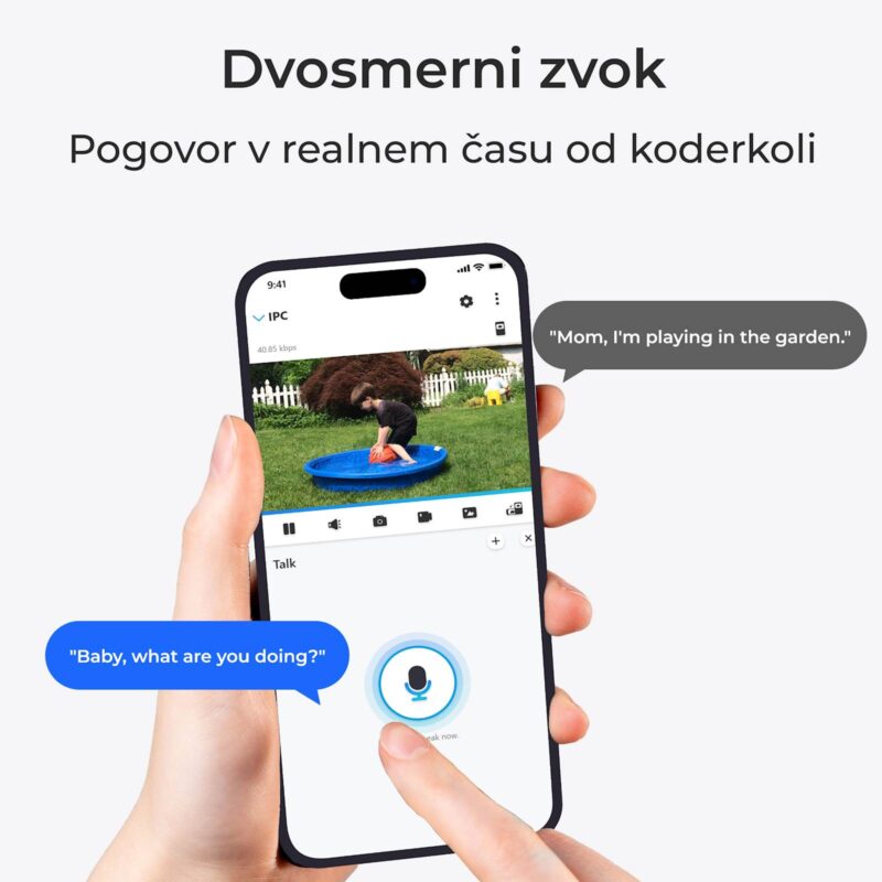 REOLINK IP KAMERA ARGUS SERIJA B430 komplet, 5MP, Zunanja, Baterijska, Pan&Tilt, Barvni nočni vid,