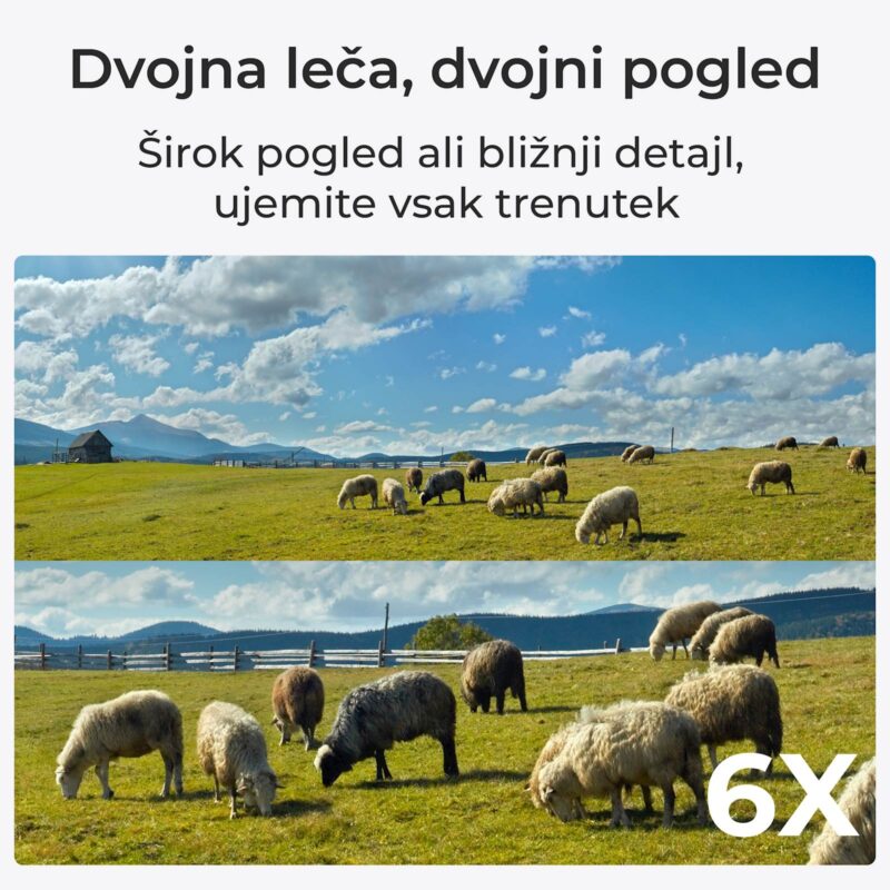 Reolink IP Kamera Trackmix Serija G770 4K, 8MP, 4G LTE, Samodejno sledenje, Baterijska
