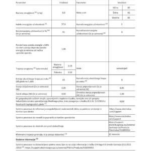 Sušilni stroj Electrolux EW8D595MCE, inverter, 9kg