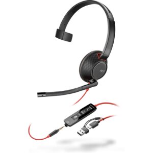 Slušalke Poly Blackwire C5210 USB-C/A slušalke + kabel