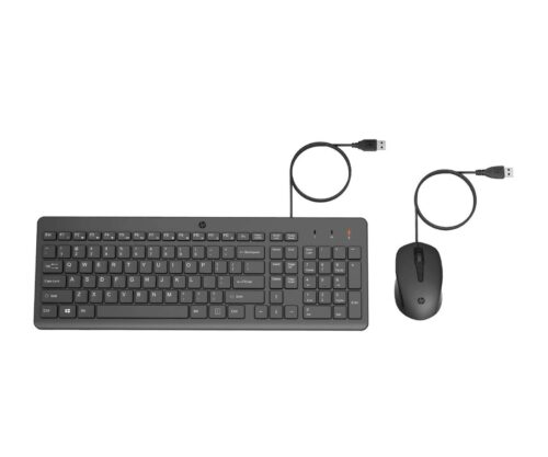 Komplet tipkovnica in miška HP 150 žična slovenska Komplet tipkovnica in miška HP 150 žična slovenska