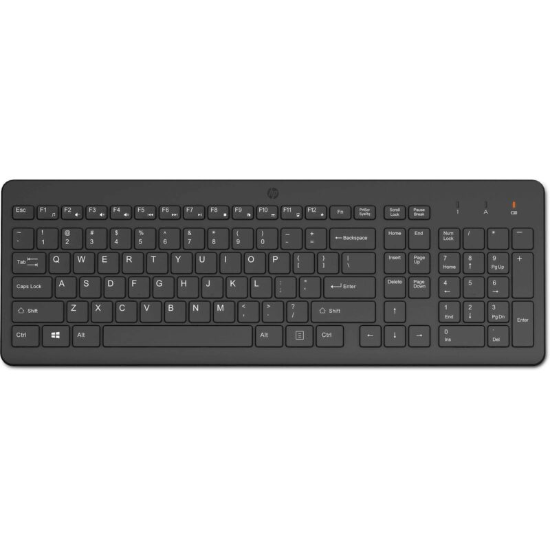 Tipkovnica HP 220 brezžična črne barve