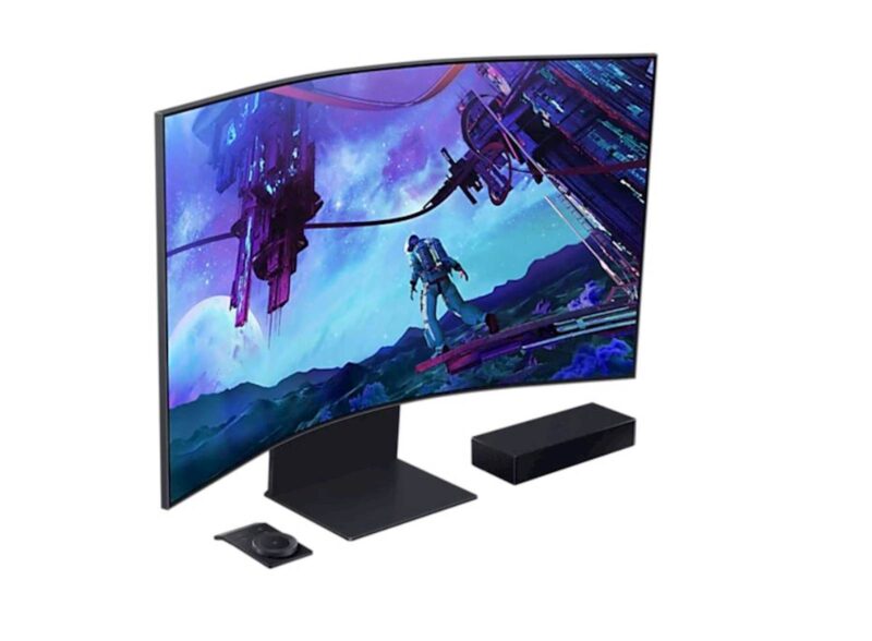 Monitor Samsung 55" G97NC Odyssey Ark ukrivljen, VA, 3840x2160, 3xHDMI, DP, USB, Wi-Fi, BT, LAN