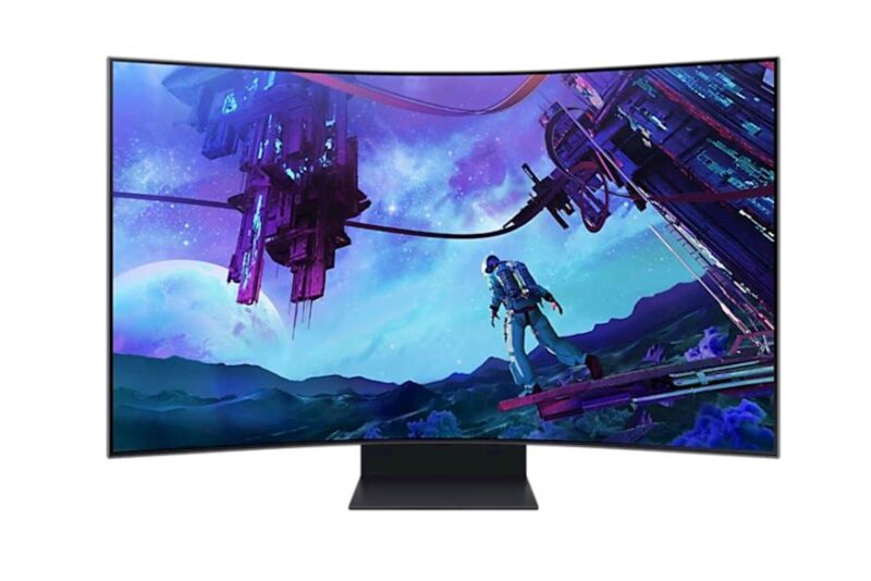 Monitor Samsung 55" G97NC Odyssey Ark ukrivljen, VA, 3840x2160, 3xHDMI, DP, USB, Wi-Fi, BT, LAN