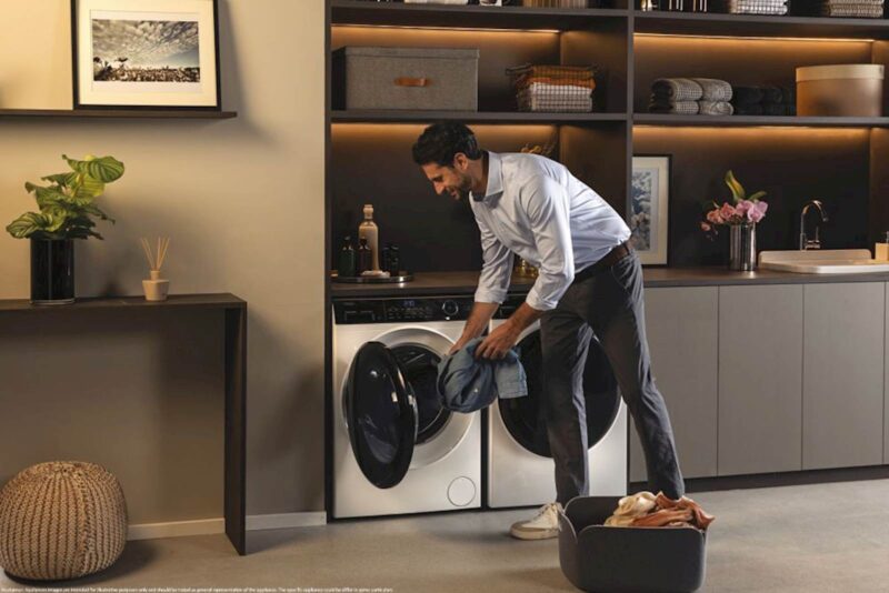 Pralni stroj HAIER HW80-B14959EU1-S, 8 kg, A-20%