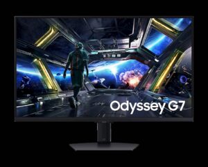Monitor Samsung 32" G70D Odyssey G7, IPS, 3840x2160, 2x HDMI, DP, USB, Wi-Fi, BT