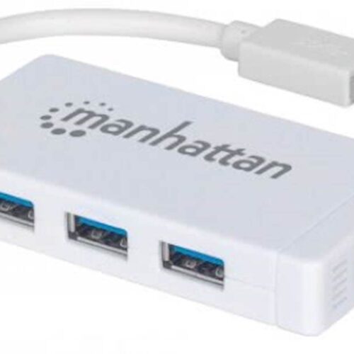 3-PORT USB 3.0 Type-C/A HUB z Ethernet Adapterjem