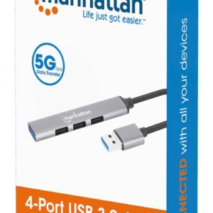 4-PORT USB 3.0 Type-C / Type-A combo HUB MANHATTAN