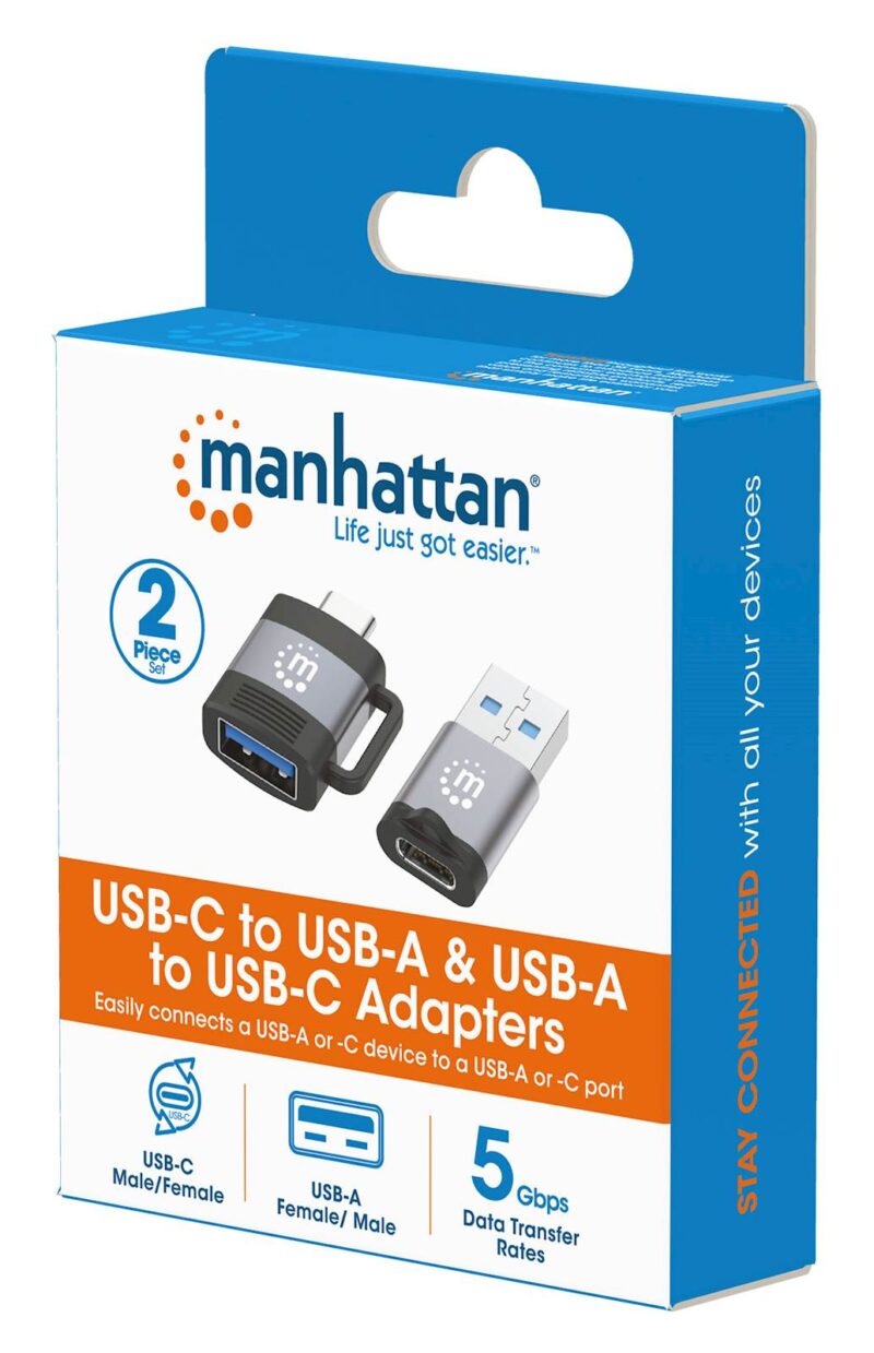Adapter USB-A na USB-C MANHATTAN