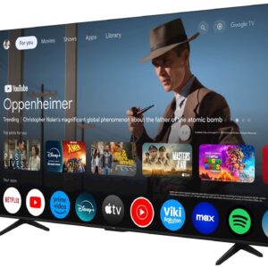 TCL 4K QLED TV 75P71K, Google TV, Dolby Vision & Atmos