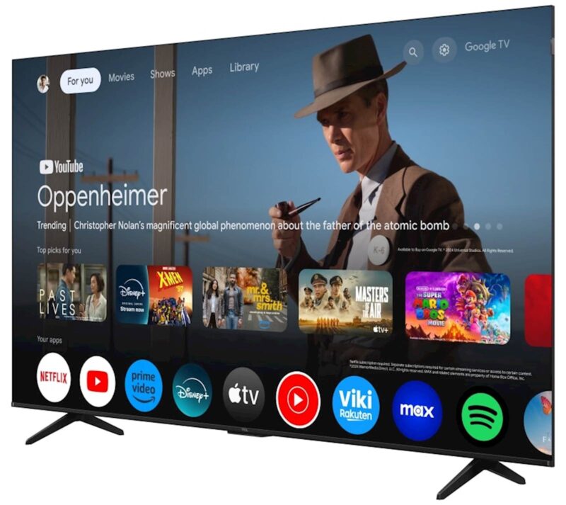 TCL 4K QLED TV 75P71K, Google TV, Dolby Vision & Atmos