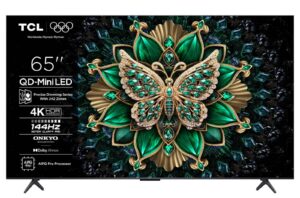 TCL 4K QD-Mini LED TV 65C61K, Google TV, 144Hz, Onkyo zvok z Dolby Atmos TCL 4K QD-Mini LED TV 65C61K, Google TV, 144Hz, Onkyo zvok z Dolby Atmos