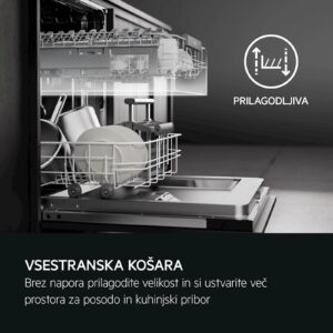 Vgradni pomivalni stroj AEG FSB53907Z, inverter