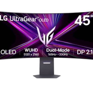 Monitor LG 44,5 OLED 45GX950A-B UltraGear ukrivljen, 5120x2160, 2x HDMI, DP, USB, 165Hz Monitor LG 44,5 OLED 45GX950A-B UltraGear ukrivljen, 5120x2160, 2x HDMI, DP, USB, 165Hz