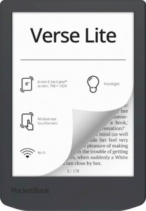 Elektronski bralnik PocketBook Verse Lite, siv