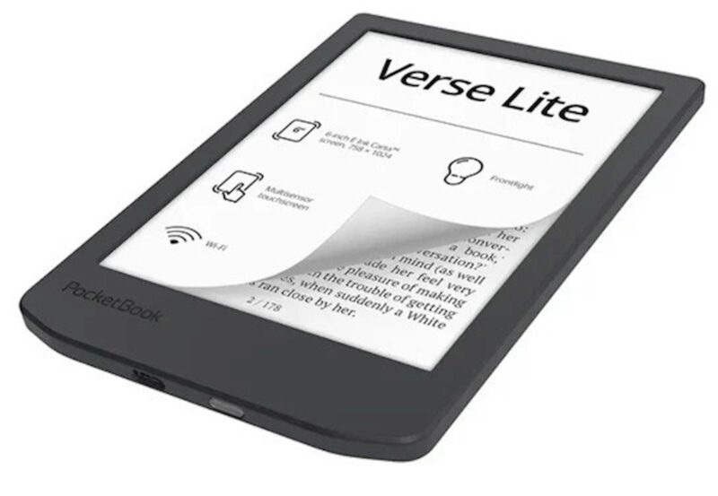 Elektronski bralnik PocketBook Verse Lite, siv