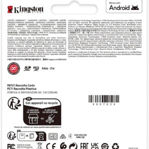 SDXC KINGSTON micro 128GB Canvas Go Plus, 200/100MB/s, C10, UHS-I, U3, V30, A2, adapter SDXC KINGSTON micro 128GB Canvas Go Plus, 200/100MB/s, C10, UHS-I, U3, V30, A2, adapter