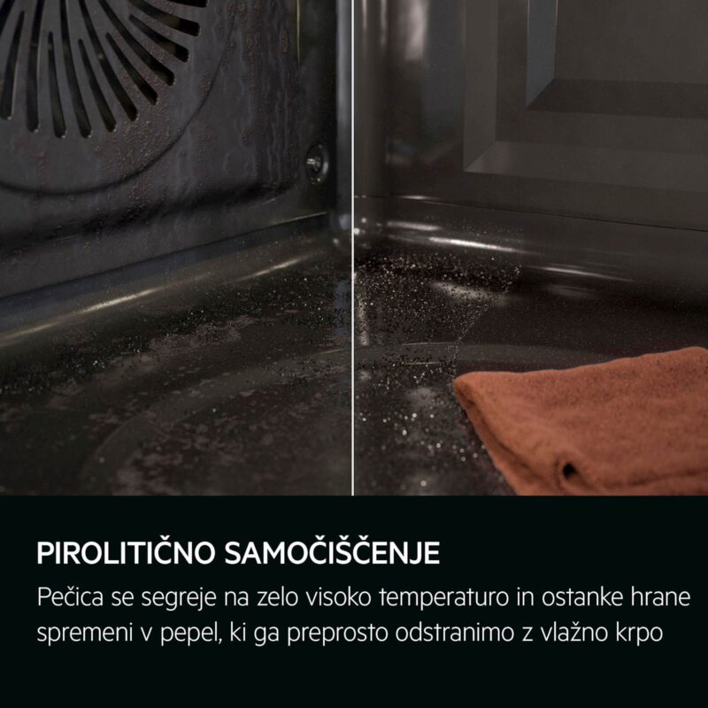 Vgradna pečica AEG TU5PB431SB, piroliza