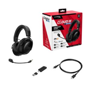 Slušalke HP HyperX Cloud III brezžične črne