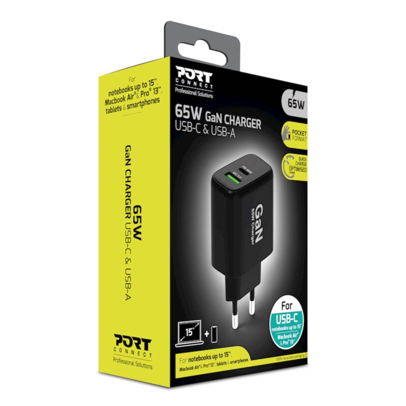 Napajalnik PORT GaN USB-C/ USB-A 120W
