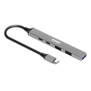 HUB PORT USB 5 PORTS 3A + 1C + PD 100W - for Bt