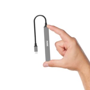 HUB PORT USB 5 PORTS 3A + 1C + PD 100W - for Bt