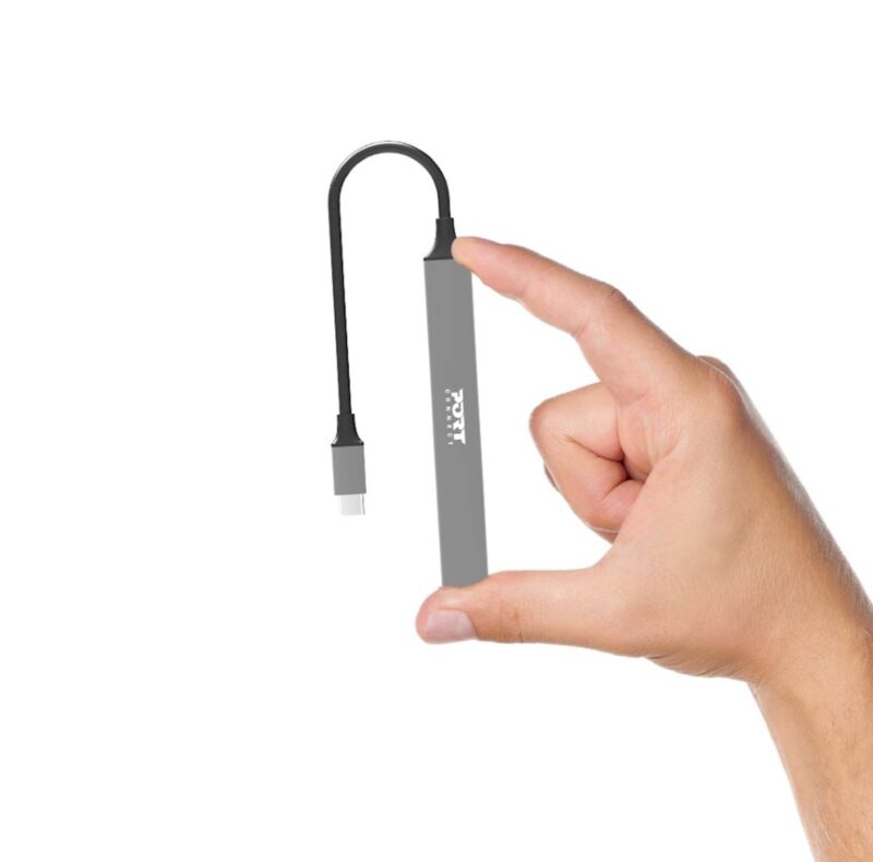 HUB PORT USB 5 PORTS 3A + 1C + PD 100W - for Bt