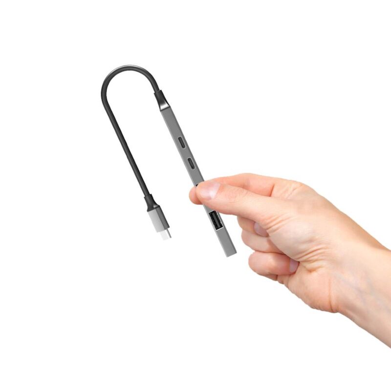 HUB PORT USB 5 PORTS 3A + 1C + PD 100W - for Bt
