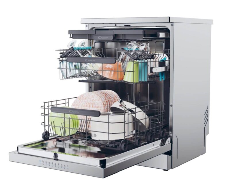 Pomivalni stroj CANDY Rapido CF 6B2S3PSX, B, inox