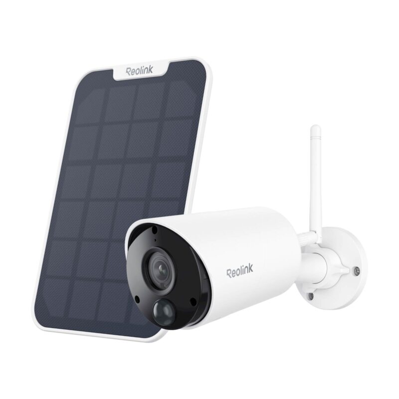 Reolink IP Kamera Argus serija B320 z Solarnim panelom 3MP, zaznavanje vozil, oseb, PIR Senzor