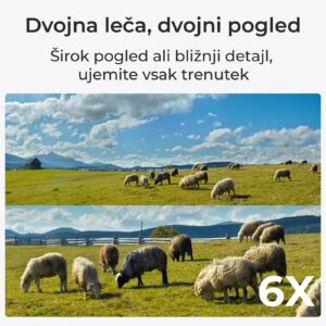 Reolink IP Kamera Trackmix Serija G770 4K, 8MP, 4G LTE, Samodejno sledenje, Baterijska, Maskirna