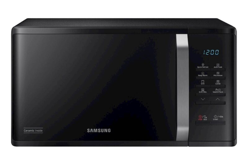 Mikrovalovna pečica SAMSUNG MG23K3523AK/E2, črna z žarom