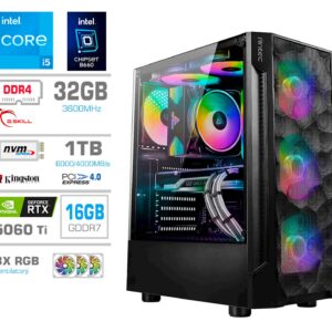 Računalnik PCX Exton i5 14600KF/32GB/1TB/RTX5060Ti/RGB