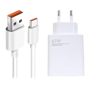 Xiaomi 67W HyperCharge polnilec Combo (tip A) + Kabel USB-A/USB-C