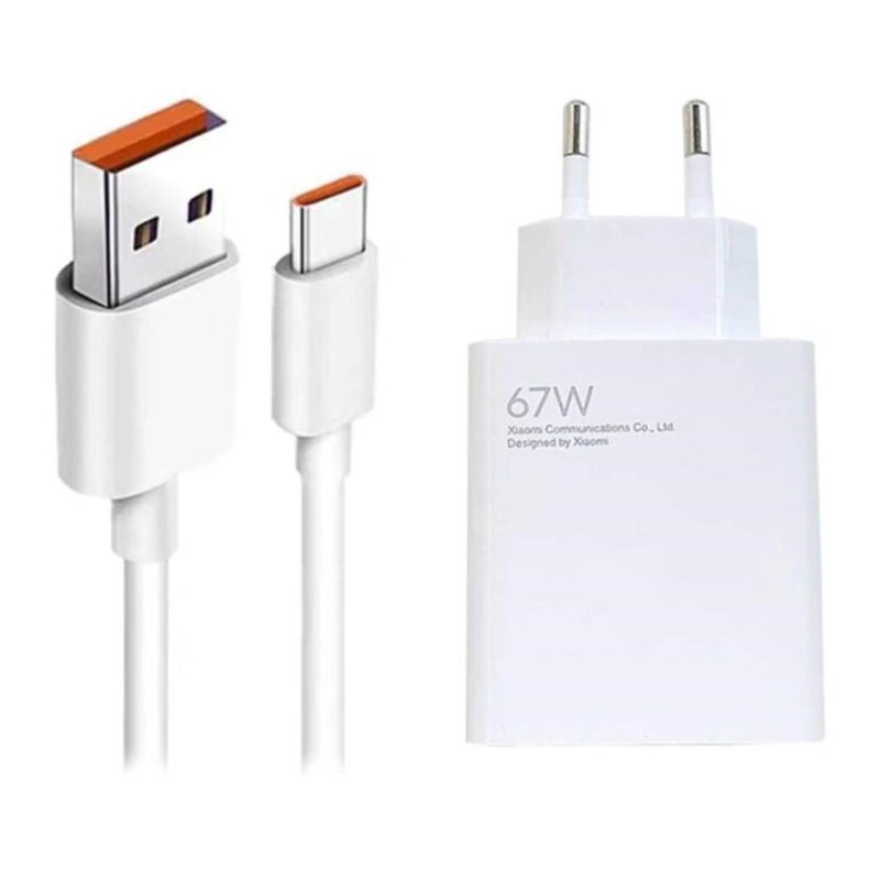 Xiaomi 67W HyperCharge polnilec Combo (tip A) + Kabel USB-A/USB-C