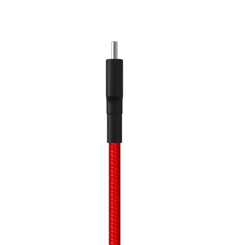 Xiaomi Mi USB-C na USB-A pleten kabel 1m Rdeč