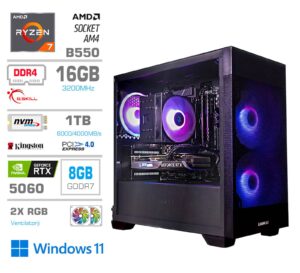 Računalnik PCX Exton R7 5700X 16GB 1TB RTX5060 W11 Računalnik PCX Exton R7 5700X 16GB 1TB RTX5060 W11
