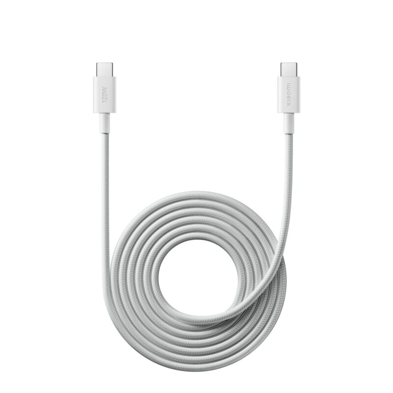 Xiaomi 6A pleteni USB-C to USB-C kabel (2m), podpira do 120W moči