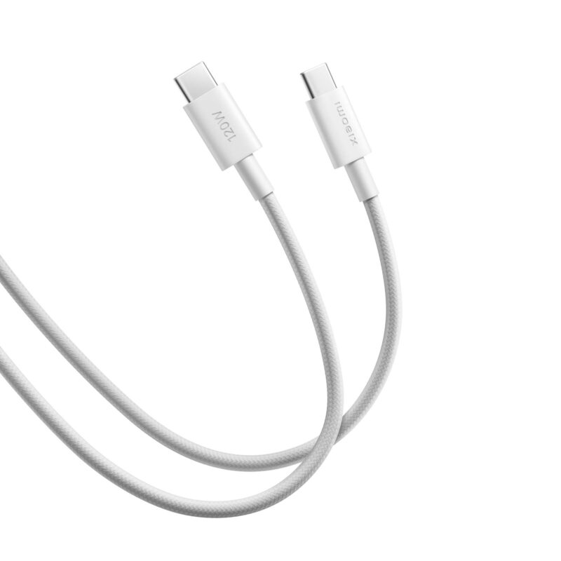 Xiaomi 6A pleteni USB-C to USB-C kabel (2m), podpira do 120W moči