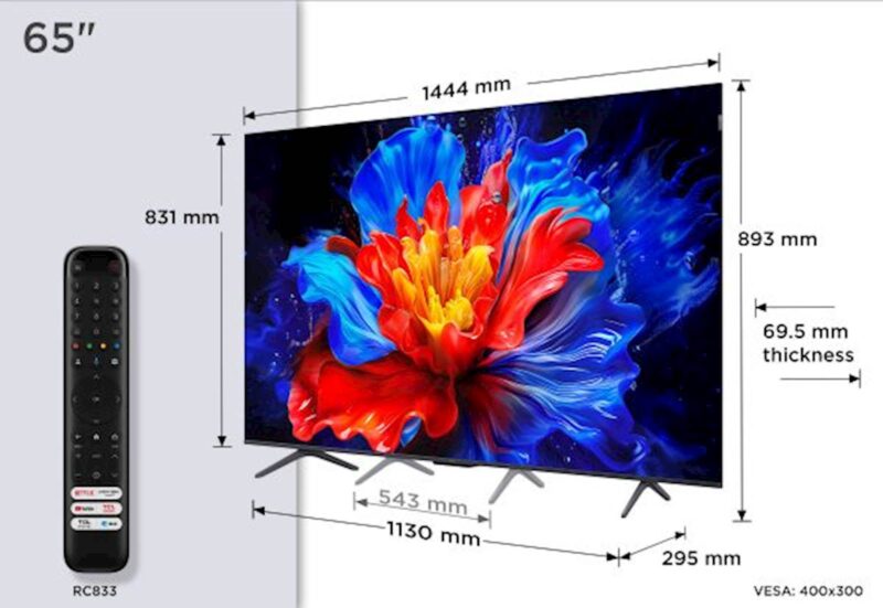 TCL 4K QLED TV 65P81K TCL 4K QLED TV 65P81K