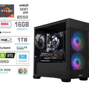 Računalnik PCX Extian R5 5600X 16GB 1TB RTX5060 Računalnik PCX Extian R5 5600X 16GB 1TB RTX5060