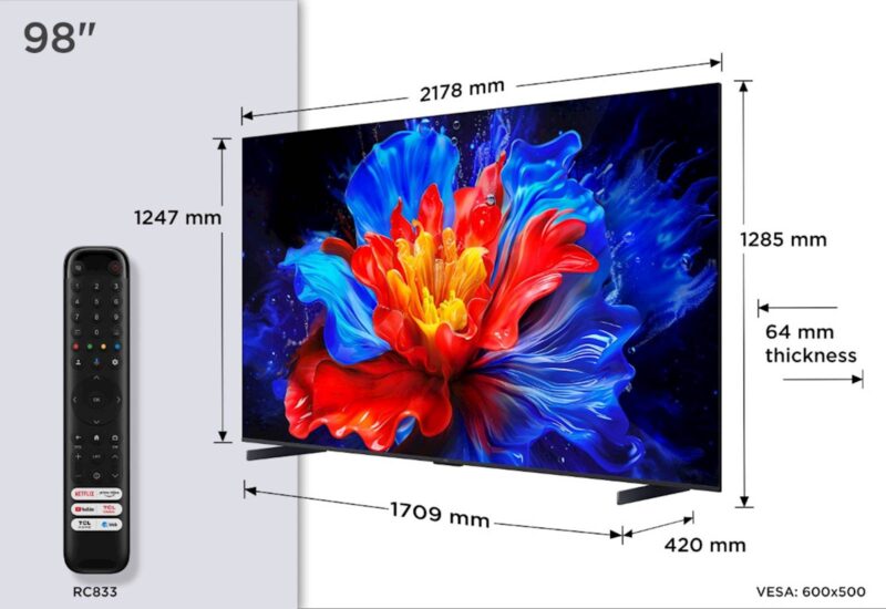 TCL 4K QLED TV 98P81K