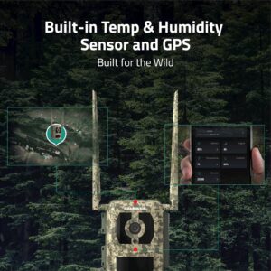 Reolink IP kamera Talon Serija S130 LTE/GPS, deluje na AAA baterije, prepozna 12 vrst živali