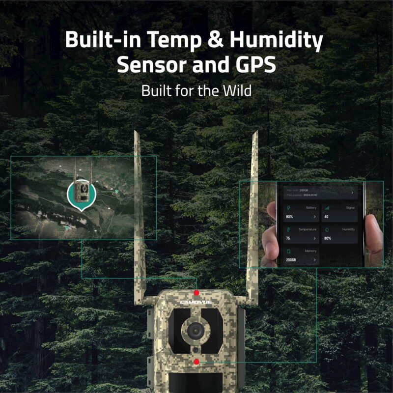 Reolink IP kamera Talon Serija S130 LTE/GPS, deluje na AAA baterije, prepozna 12 vrst živali