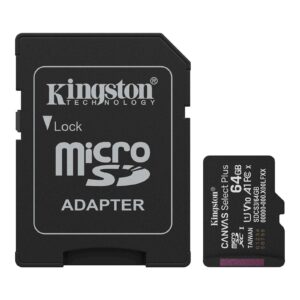 SDXC KINGSTON MICRO 64GB CANVAS SELECT Plus, 100MB/s, C10, UHS-I, U1, V10